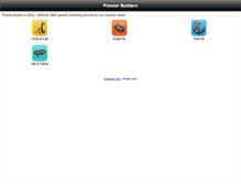 Tablet Screenshot of premierbuilders-ca.com